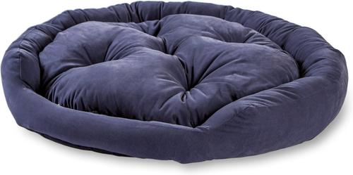 Show full view: Happy Hounds Chloe Donut Cat Bed, Denim, Small slide 5 of 9