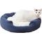 Show in main carousel: Happy Hounds Chloe Donut Cat Bed, Denim, Small slide 3 of 9