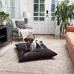 Show in main carousel: Happy Hounds Cleo Corduroy Throw Dog Bed with Removable Cover, Charcoal, Large slide 1 of 8