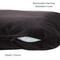 Show in main carousel: Happy Hounds Cleo Corduroy Throw Dog Bed with Removable Cover, Charcoal, Large slide 4 of 8