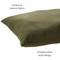 Show in main carousel: Happy Hounds Cleo Corduroy Throw Dog Bed with Removable Cover, Sage Green, Large slide 5 of 8