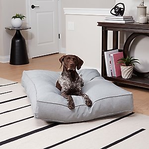 Happy Hounds Cooper Rectangle Indoor/Outdoor Dog Bed, Heather, Large