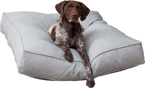 Show full view: Happy Hounds Cooper Rectangle Indoor/Outdoor Dog Bed, Heather, Large slide 4 of 10