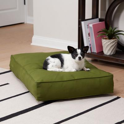 Show full view: Happy Hounds Cooper Rectangle Indoor/Outdoor Dog Bed, Hunter, Small slide 1 of 10