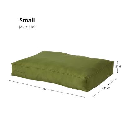 Show full view: Happy Hounds Cooper Rectangle Indoor/Outdoor Dog Bed, Hunter, Small slide 9 of 10
