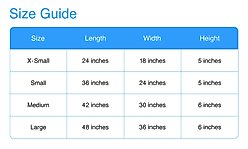 Happy Hounds Cooper Rectangle Indoor/Outdoor Dog Bed, Navy, Large slide 2 of 6