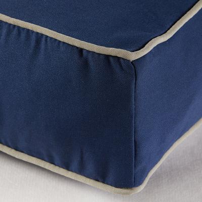 Show full view: Happy Hounds Cooper Rectangle Indoor/Outdoor Dog Bed, Navy, Large slide 5 of 8