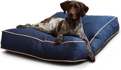 Happy Hounds Cooper Rectangle Indoor/Outdoor Dog Bed, Navy, Medium