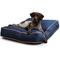 Show in main carousel: Happy Hounds Cooper Rectangle Indoor/Outdoor Dog Bed, Navy, Medium slide 1 of 8