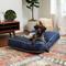 Show in main carousel: Happy Hounds Cooper Rectangle Indoor/Outdoor Dog Bed, Navy, Medium slide 4 of 8