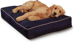 Happy Hounds Cooper Rectangle Indoor/Outdoor Dog Bed, Navy, Small