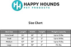 Happy Hounds Cooper Rectangle Indoor/Outdoor Dog Bed, Salsa, Large slide 2 of 9