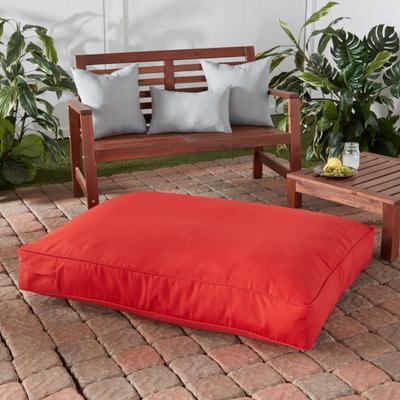 Show full view: Happy Hounds Cooper Rectangle Indoor/Outdoor Dog Bed, Salsa, Large slide 8 of 10