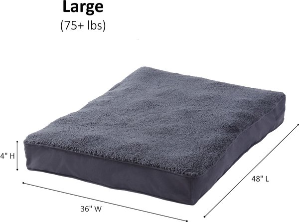 Show full view: Happy Hounds Dolly Deluxe Supportive Dog & Cat Bed, Blue Steel, Large slide 7 of 9