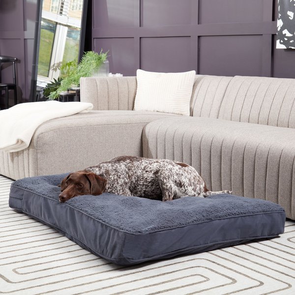 Show full view: Happy Hounds Dolly Deluxe Supportive Dog & Cat Bed, Blue Steel, Large slide 3 of 9
