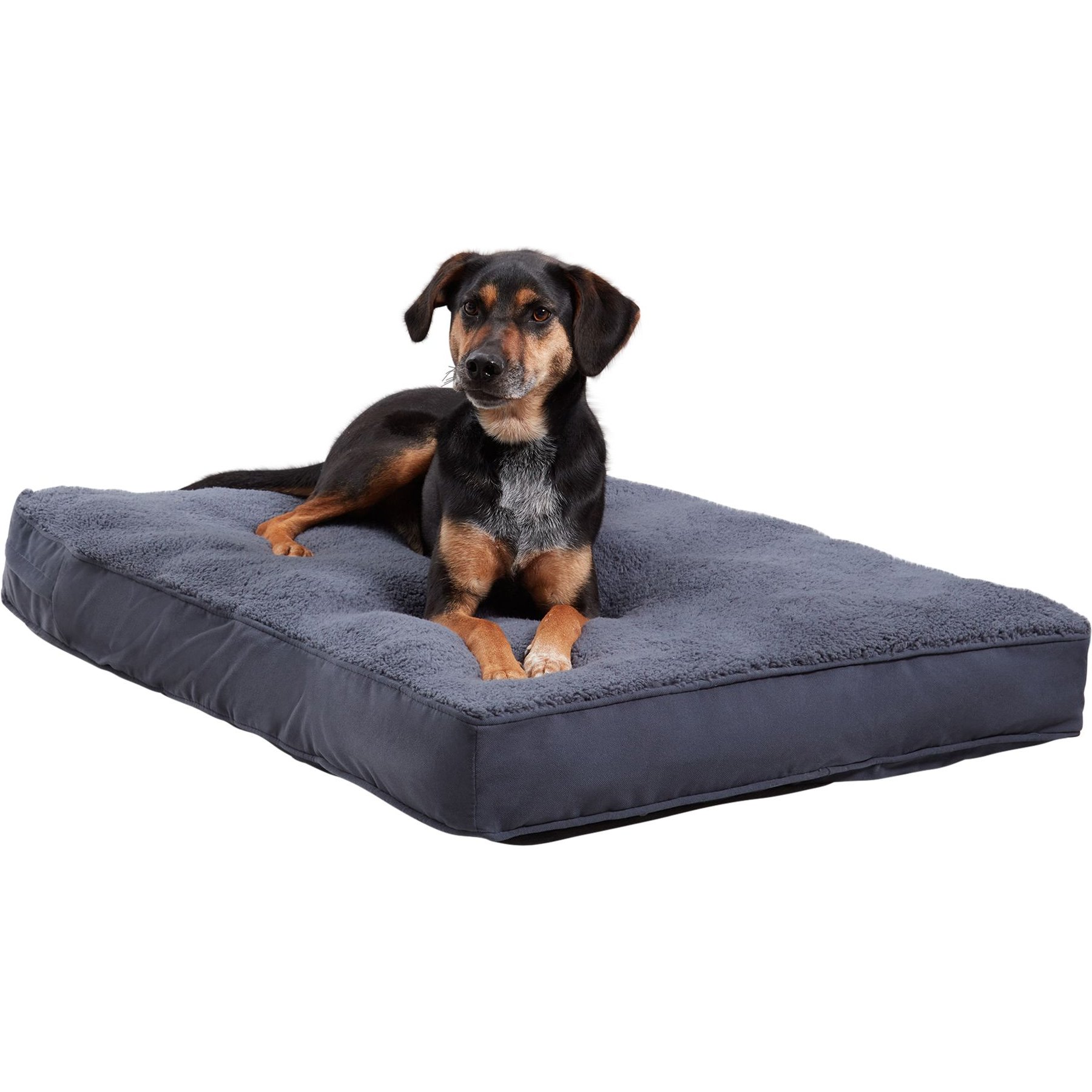 Happy Hounds Dolly Deluxe Supportive Dog & Cat Bed, Blue Steel, Medium