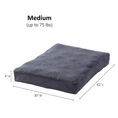 Show full view: Happy Hounds Dolly Deluxe Supportive Dog & Cat Bed, Blue Steel, Medium slide 7 of 9