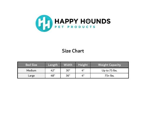 Show full view: Happy Hounds Dolly Deluxe Supportive Dog & Cat Bed, Blue Steel, Medium slide 8 of 9