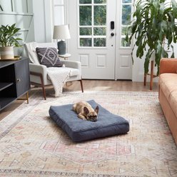 Happy Hounds Dolly Deluxe Supportive Dog & Cat Bed, Blue Steel, Small