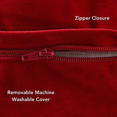 Show full view: Happy Hounds Dolly Deluxe Supportive Dog & Cat Bed, Crimson, Small slide 4 of 8