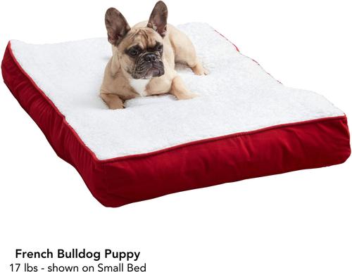 Show full view: Happy Hounds Dolly Deluxe Supportive Dog & Cat Bed, Crimson, Small slide 2 of 8