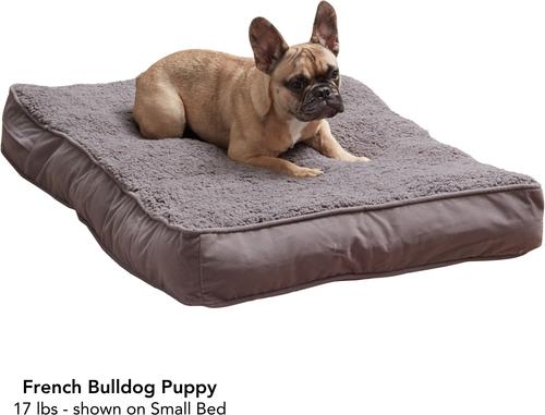Show full view: Happy Hounds Dolly Deluxe Supportive Dog & Cat Bed, Gray, Small slide 2 of 8