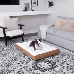 Happy Hounds Dolly Deluxe Supportive Dog & Cat Bed, Latte, Medium