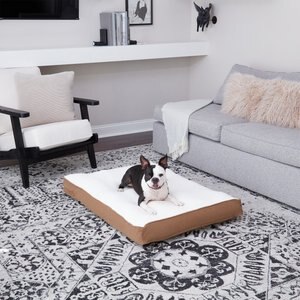 Happy Hounds Dolly Deluxe Supportive Dog & Cat Bed, Latte, Medium