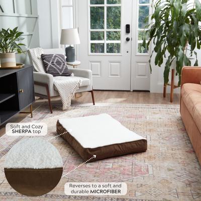 Show full view: Happy Hounds Dolly Deluxe Supportive Dog & Cat Bed, Latte, Small slide 6 of 8