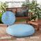 Show in main carousel: Happy Hounds Gordon Indoor/Outdoor Round Pillow Dog & Cat Bed with Removable Cover, Denim, Large slide 7 of 9
