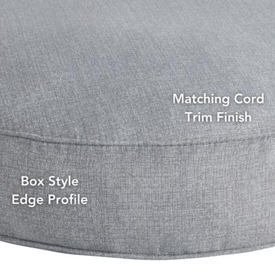 Show full view: Happy Hounds Gordon Indoor/Outdoor Round Pillow Dog & Cat Bed with Removable Cover, Heather, Medium slide 6 of 9