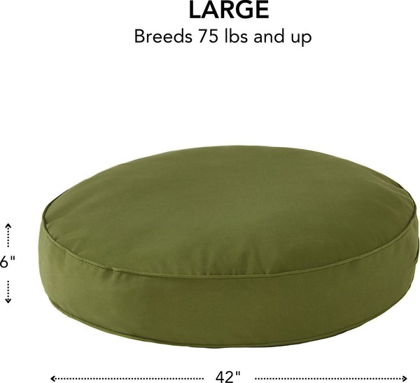 Happy Hounds Gordon Indoor/Outdoor Round Pillow Dog & Cat Bed with Removable Cover