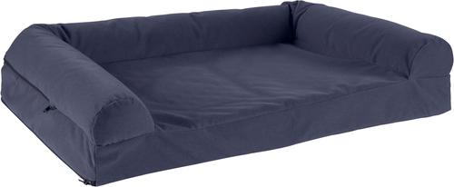 Show full view: Happy Hounds Luna Gray Sofa Dog Bed, Blue, Large slide 2 of 9
