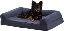 Happy Hounds Luna Gray Sofa Dog Bed, Blue, Medium