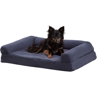 Happy Hounds Happy Hounds Luna Gray Sofa Dog Bed, Blue, Medium