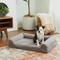 Show in main carousel: Happy Hounds Luna Gray Sofa Dog Bed, Gray, Medium slide 1 of 8