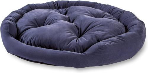 Show full view: Happy Hounds Marley Donut Dog Bed, Denim, Large slide 5 of 10