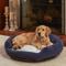 Show in main carousel: Happy Hounds Marley Donut Dog Bed, Denim, Medium slide 1 of 9