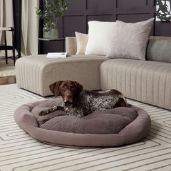 Happy Hounds Marley Donut Dog Bed, Gray, Large slide 2 of 9