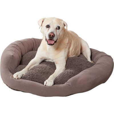 Happy Hounds Happy Hounds Marley Donut Dog Bed, Gray, Medium