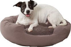 Happy Hounds Marley Donut Dog Bed, Gray, Small