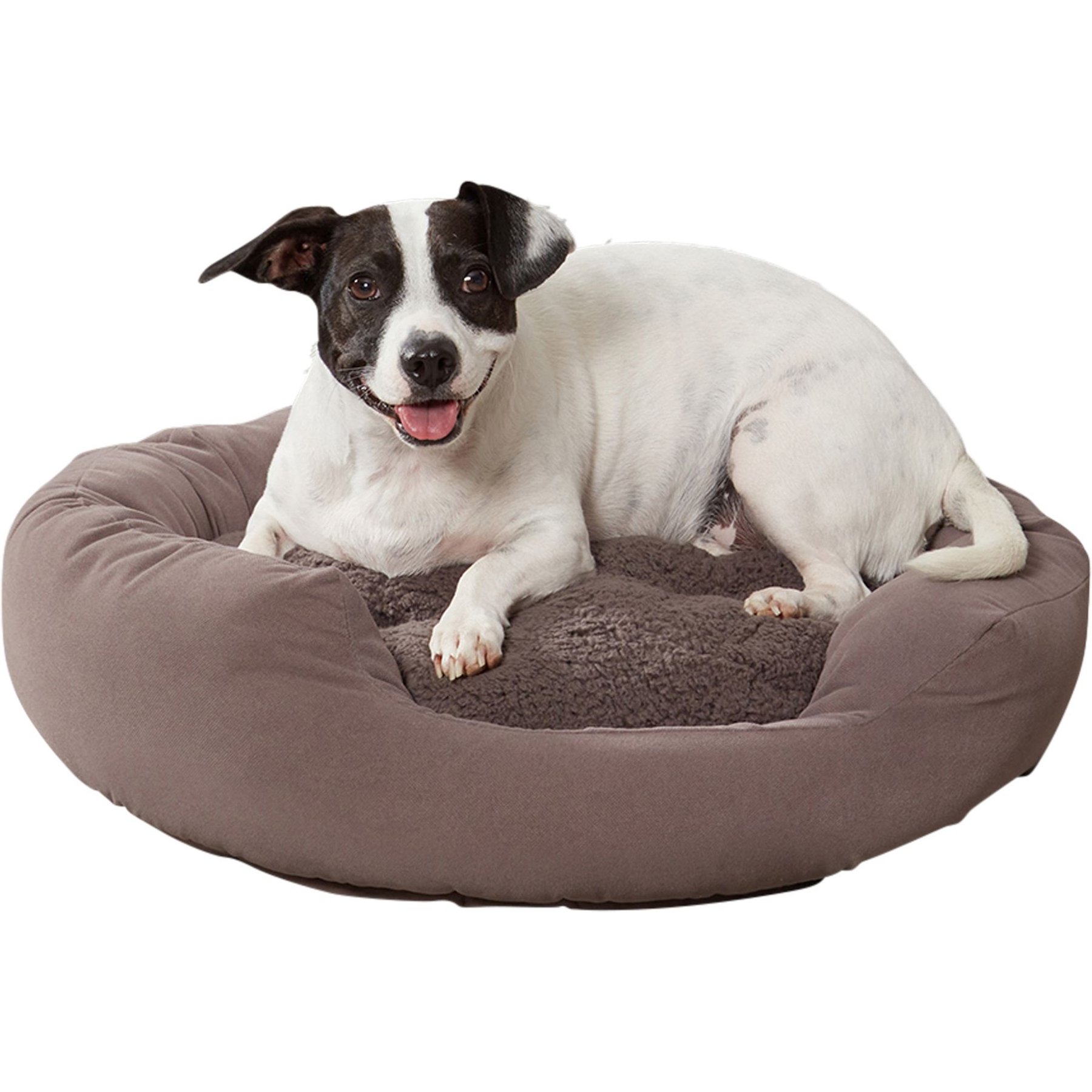 Happy Hounds Marley Donut Dog Bed, Gray, Small