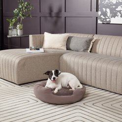 Happy Hounds Marley Donut Dog Bed, Gray, Small slide 2 of 9