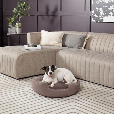 Show full view: Happy Hounds Marley Donut Dog Bed, Gray, Small slide 3 of 11
