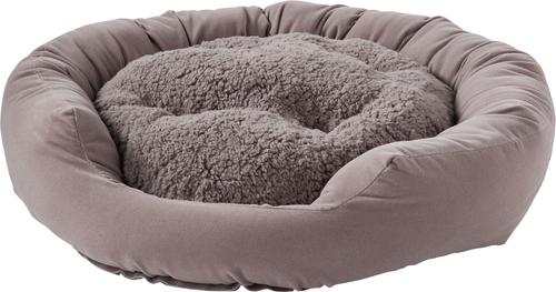 Show full view: Happy Hounds Marley Donut Dog Bed, Gray, Small slide 4 of 11