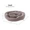 Show in main carousel: Happy Hounds Marley Donut Dog Bed, Gray, Small slide 9 of 11