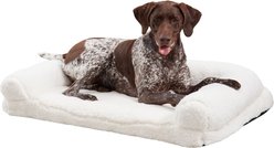 Happy Hounds Millie Sherpa Sofa Dog Bed, Snow, Large
