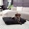 Show in main carousel: Happy Hounds Milo Square Tufted Pillow Dog Bed, Black, Large slide 4 of 9