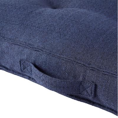 Show full view: Happy Hounds Milo Square Tufted Pillow Dog Bed, Cobalt, Large slide 6 of 11