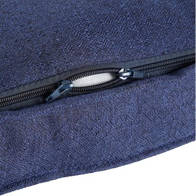 Show full view: Happy Hounds Milo Square Tufted Pillow Dog Bed, Cobalt, Large slide 7 of 11